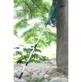 Fishing Landing Net with Telescoping Pole Fishing Net Freshwater Fishing Net for Pond, Handle Full Extended to 50 Inches