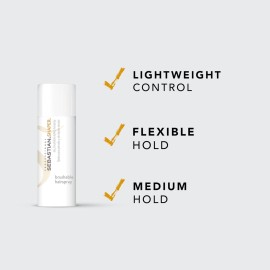 Sebastian Professional Shaper Mini Hairspray, 50 VOC% | Flexible to Medium Hold | Brushable with Control | Travel Size, 1.5 oz