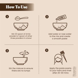 Herbal Hair Mask Powder Combo, Indian Ayurvedic Herbal Powder for Hair Growth (8.8oz, 250g), Organic Bhringraj, Hibiscus, Shikakai, Reetha, Amla Shampoo (1.76oz each) Herbal Hair Mask Powder Combo, Indian Ayurvedic Herbal Powder for Hair Growth (8.8oz, 250g), Organic Bhringraj, Hibiscus, Shikakai, Reetha, Amla Shampoo (1.76oz each)