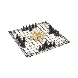 Hnefatafl Board Game - Viking Chess Set - The Masters Edition with Cloth Board and Detailed Resin Pieces - Two Player Strategy Board Game