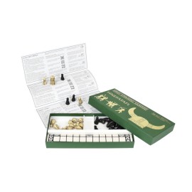 Hnefatafl Board Game - Viking Chess Set - The Masters Edition with Cloth Board and Detailed Resin Pieces - Two Player Strategy Board Game