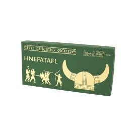 Hnefatafl Board Game - Viking Chess Set - The Masters Edition with Cloth Board and Detailed Resin Pieces - Two Player Strategy Board Game