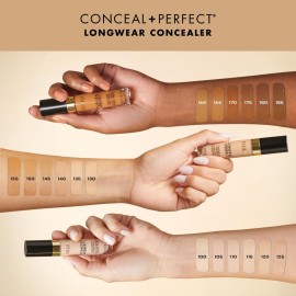 Milani Conceal + Perfect Longwear Concealer - Medium Beige (0.17 Fl. Oz.) Vegan, Cruelty-Free Liquid Concealer - Cover Dark Circles, Blemishes & Skin Imperfections for Long-Lasting Wear Milani Conceal + Perfect Longwear Concealer - Medium Beige (0.17 Fl. Oz.) Vegan, Cruelty-Free Liquid Concealer - Cover Dark Circles, Blemishes & Skin Imperfections for Long-Lasting Wear