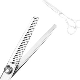 Hair Cutting Scissors Professional Home Haircutting Barber/Salon Thinning Shears Kit with Comb and Case for Men/Women (Silver) Hair Cutting Scissors Professional Home Haircutting Barber/Salon Thinning Shears Kit with Comb and Case for Men/Women (Silver)