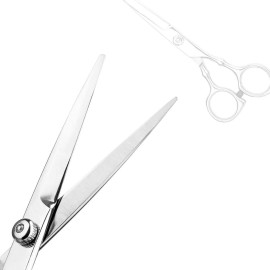 Hair Cutting Scissors Professional Home Haircutting Barber/Salon Thinning Shears Kit with Comb and Case for Men/Women (Silver) Hair Cutting Scissors Professional Home Haircutting Barber/Salon Thinning Shears Kit with Comb and Case for Men/Women (Silver)