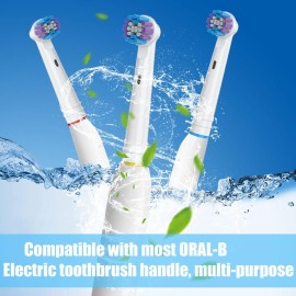 Replacement Toothbrush Heads for Oral-B, 4 Pack Replacement Heads Compatible with Oral B Braun Electric Toothbrush (4 Pack) (White, 1 Count (Pack of 4)) Replacement Toothbrush Heads for Oral-B, 4 Pack Replacement Heads Compatible with Oral B Braun Electric Toothbrush (4 Pack) (White, 1 Count (Pack of 4))