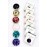 KARIZMA Kiss My Bass! 6X 10g Chunky Face Glitter, Hair, Eye and Body Glitter for Women and Men. Rave Glitter, Festival Accessories and Cosmetic Makeup. Loose Pots