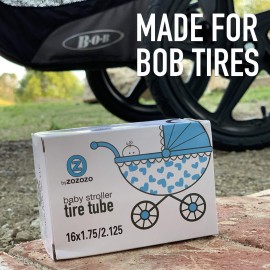 ZOZOZO BOB Stroller Tire Tube Replacement 16x1.75 Rear Inner Tube for Wayfinder, Alterrain, Revolution Flex/Pro/SE, Strides, Ironman & Duallie Joggers - Durable, Easy to Install & Leak-Resistant ZOZOZO BOB Stroller Tire Tube Replacement 16x1.75 Rear Inner Tube for Wayfinder, Alterrain, Revolution Flex/Pro/SE, Strides, Ironman & Duallie Joggers - Durable, Easy to Install & Leak-Resistant
