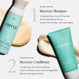 VIRTUE Recovery Conditioner with Keratin Hydrates, Softens, and Renews Damaged Hair, Sulfate Free, Color Safe VIRTUE Recovery Conditioner with Keratin Hydrates, Softens, and Renews Damaged Hair, Sulfate Free, Color Safe