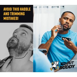 The Cut Buddy PLUS Beard Shaping Tool, Clear Template with Built-in Comb and Bonus Pencil, Ideal for Hairline, Beard, and Mustache Trimming The Cut Buddy PLUS Beard Shaping Tool, Clear Template with Built-in Comb and Bonus Pencil, Ideal for Hairline, Beard, and Mustache Trimming