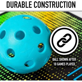 Franklin Sports X-26 Pickleballs - Indoor - 3 Pack - USAPA Approved - Blue Franklin Sports X-26 Pickleballs - Indoor - 3 Pack - USAPA Approved - Blue