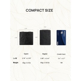 OMIRO Compact Mirror, Classical PU Leather 1X/3X Magnification, Pocket Ultra Portable for Purses and Travel (Black) OMIRO Compact Mirror, Classical PU Leather 1X/3X Magnification, Pocket Ultra Portable for Purses and Travel (Black)