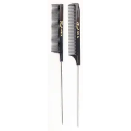 Krest Pintail Combs Weaving Foiling Fine Tooth Rattail Hair Comb XL. 2 PC.