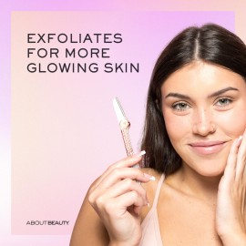 About Face Fuzz-Free Compact Facial Razors for Shaving & Exfoliating - Includes 3 Beauty Groomers - For Face, Lips & Eyebrows About Face Fuzz-Free Compact Facial Razors for Shaving & Exfoliating - Includes 3 Beauty Groomers - For Face, Lips & Eyebrows