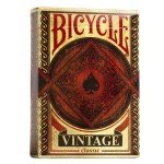 Fournier Bicycle Vintage Playing 1 Deck, Air Cushion Finish, Professional, Superb Handling & Durability, Gift for Card Collectors, Black & Red