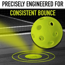Franklin Sports X-26 Indoor Pickleballs - Indoor Court Pickleball Balls - USA Pickleball (USAPA) Approved Tournament Pickleballs - 3 Pack Inside Pickleballs - Lime Green, 3 Count (Pack of 1) Franklin Sports X-26 Indoor Pickleballs - Indoor Court Pickleball Balls - USA Pickleball (USAPA) Approved Tournament Pickleballs - 3 Pack Inside Pickleballs - Lime Green, 3 Count (Pack of 1)