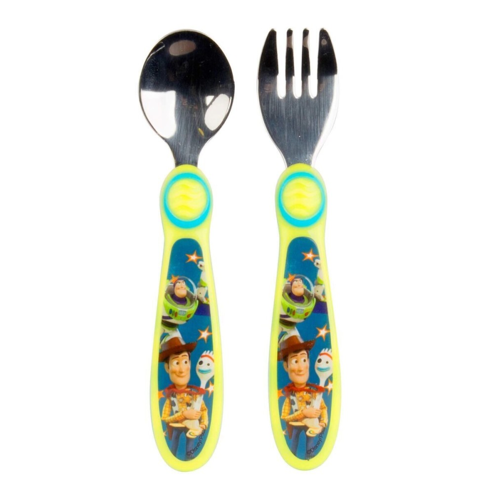 The First Years Disney/Pixar Toy Story Fork & Spoon, Green The First Years Disney/Pixar Toy Story Fork & Spoon, Green