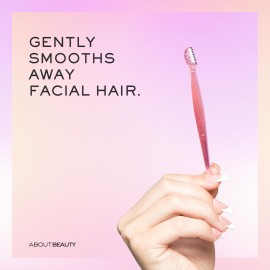 About Face Facial Razor & Eyebrow Shaper (3 Ct) - Removes Peach Fuzz on Cheeks, Chin, or Forehead & Delicately Shapes Eyebrows About Face Facial Razor & Eyebrow Shaper (3 Ct) - Removes Peach Fuzz on Cheeks, Chin, or Forehead & Delicately Shapes Eyebrows