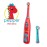 Brusheez Electronic Toothbrush Replacement Brush Heads 2 Pack (Pepper The Dinosaur)