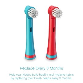 Brusheez Electronic Toothbrush Replacement Brush Heads 2 Pack (Pepper The Dinosaur) Brusheez Electronic Toothbrush Replacement Brush Heads 2 Pack (Pepper The Dinosaur)