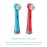 Brusheez Electronic Toothbrush Replacement Brush Heads 2 Pack (Pepper The Dinosaur)