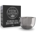 Viking Revolution Stainless Steel Shaving Soap Bowl- Shaving Mug for Shave Cream & Soap- Double Layer, Unbreakable Shaving Cup for Wet Shave