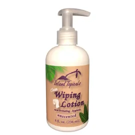 Island Topicals Wiping Lotion | Experience Clean | The Cleaner Way to use Toilet Paper | 8 Fl Oz Bottle (Unscented)
