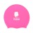 Happy Mane Silicone Swim Cap for Braids and Dreadlocks - Keeps Your Hair Dry While Swimming and Bathing Long Hair, Extensions, and Curly Hair - Large Shower Cap for Women, Men, Kids (Pink, Small)