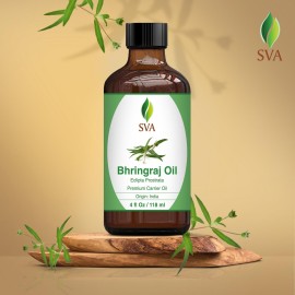 SVA Bhringraj Premium Carrier Oil 4oz (118ml) With Dropper for Hair Oiling, Scalp Massage & Skin Care SVA Bhringraj Premium Carrier Oil 4oz (118ml) With Dropper for Hair Oiling, Scalp Massage & Skin Care