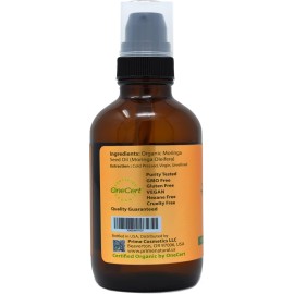 PRIME NATURAL Organic Moringa Oil USDA Certified, 100% Pure, Cold Pressed, Virgin, Unrefined Oil (4oz /120ml) - Joints, Skin, Face, Body & Hair - Vegan - Food Grade - Natural Moisturizer PRIME NATURAL Organic Moringa Oil USDA Certified, 100% Pure, Cold Pressed, Virgin, Unrefined Oil (4oz /120ml) - Joints, Skin, Face, Body & Hair - Vegan - Food Grade - Natural Moisturizer