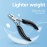 Toe Nail Clipper for Ingrown or Thick Toenails,Toenails Trimmer and Professional Toenail Nipper for Seniors with Stainless Steel Surper Sharp Blades Soft Handle
