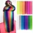26 Packs Colored Hair Extensions 20Inch Straight Multi-Colors Party Highlights Clip In Hair Extension Synthetic Rainbow Hairpieces for Girls Kids Gift(13 colored)