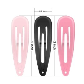 Hair Clips, ECADY (100-Pack 20 Colors) Non-Slip Snap Barrettes for Girls, Women, Kids - 2 Inch Hair Clips, ECADY (100-Pack 20 Colors) Non-Slip Snap Barrettes for Girls, Women, Kids - 2 Inch