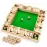 ropoda Wooden Shut The Box Game (2-4 Players) - Large 4 Sided Board, 8 Dice, Rules - Amusing Addition Game for Kids & Adults, 12 Inch