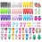 Funtopia Hair Clips for Girls,100 Pcs No Slip Metal Snap, Barrettes for Kids Teens Women, Cute Candy Color Cartoon Design Hair Pins (Animals Fruits Crowns Stars)