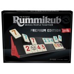 Rummikub Premium Edition by Pressman - Features Racks - Large Number Engraved Tiles and a Storage Bag for The Ultimate Rummikub Experience by Pressman , Silver