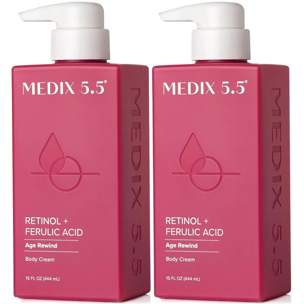 Medix 5.5 Retinol Body Lotion Skincare Moisturizer | Anti Aging Retinol Body Cream | Skin Care Tightening Lotion For Women & Men Helps Diminish Look Of Crepey Skin, Wrinkles, & Fine Lines, 2-Pack Medix 5.5 Retinol Body Lotion Skincare Moisturizer | Anti Aging Retinol Body Cream | Skin Care Tightening Lotion For Women & Men Helps Diminish Look Of Crepey Skin, Wrinkles, & Fine Lines, 2-Pack