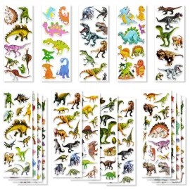 BEESTECH 24 Sheets Dinosaur Stickers 450+ for Kids Boys Girls Toddlers, Teacher Reward Stickers, Potty Chart Training, Dinosaur Party Favor Supplies, Goody Bag StuffersPinata Filler BEESTECH 24 Sheets Dinosaur Stickers 450+ for Kids Boys Girls Toddlers, Teacher Reward Stickers, Potty Chart Training, Dinosaur Party Favor Supplies, Goody Bag StuffersPinata Filler