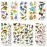 BEESTECH 24 Sheets Dinosaur Stickers 450+ for Kids Boys Girls Toddlers, Teacher Reward Stickers, Potty Chart Training, Dinosaur Party Favor Supplies, Goody Bag StuffersPinata Filler