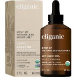 Cliganic Organic Argan Oil, 100% Pure - for Hair, Face & Skin | Cold Pressed Carrier Oil (Packaging May Vary)