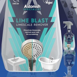 Astonish Specialist Ultimate Limescale Remover Cool Eucalyptus - No Scrub Cleaner Tackles Hard Water, Limescale, Rust & Calcium - Cruelty Free Bathroom & Kitchen Cleaning Solution, 750ml Spray Bottle Astonish Specialist Ultimate Limescale Remover Cool Eucalyptus - No Scrub Cleaner Tackles Hard Water, Limescale, Rust & Calcium - Cruelty Free Bathroom & Kitchen Cleaning Solution, 750ml Spray Bottle