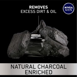NIVEA MEN DEEP Cleansing Beard and Face Wash, Enriched with Natural Charcoal, 3 Pack of 3.3 Fl Oz Tubes NIVEA MEN DEEP Cleansing Beard and Face Wash, Enriched with Natural Charcoal, 3 Pack of 3.3 Fl Oz Tubes