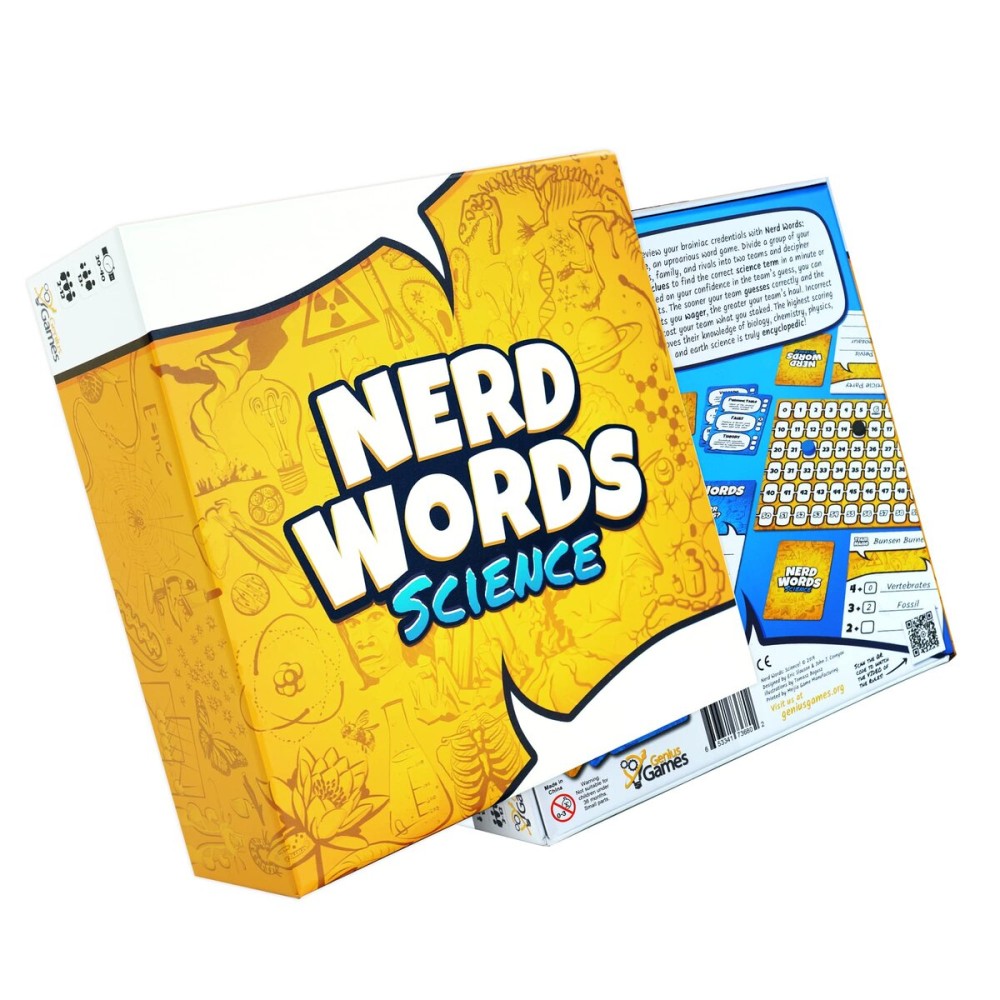 Genius Games Nerd Words: Science! | Group Games for Adults | Party Games for Families, Kids, Teens, Classrooms Genius Games Nerd Words: Science! | Group Games for Adults | Party Games for Families, Kids, Teens, Classrooms