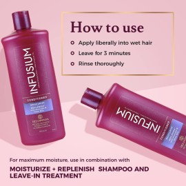 Infusium Moisturize and Replenish Conditioner - Hair Conditioner for Dry Hair - With Avocado and Olive Oils - Conditioner for Women - 1 L Infusium Moisturize and Replenish Conditioner - Hair Conditioner for Dry Hair - With Avocado and Olive Oils - Conditioner for Women - 1 L