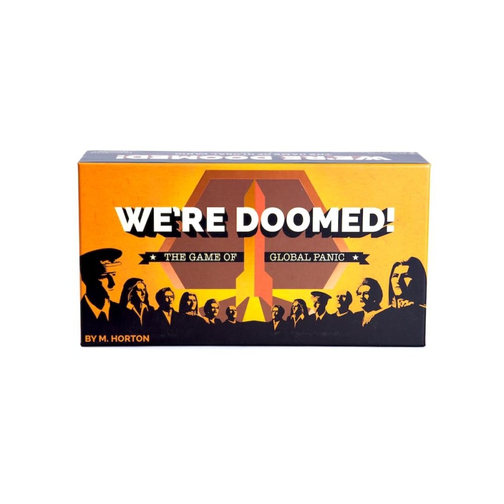We\'re Doomed! - Apocalypse Survival Board Game - Cooperative Strategy for 4-10 Players - 15-Minute Race to Escape - Ideal for Competitive Game Nights & Group Gatherings We\'re Doomed! - Apocalypse Survival Board Game - Cooperative Strategy for 4-10 Players - 15-Minute Race to Escape - Ideal for Competitive Game Nights & Group Gatherings