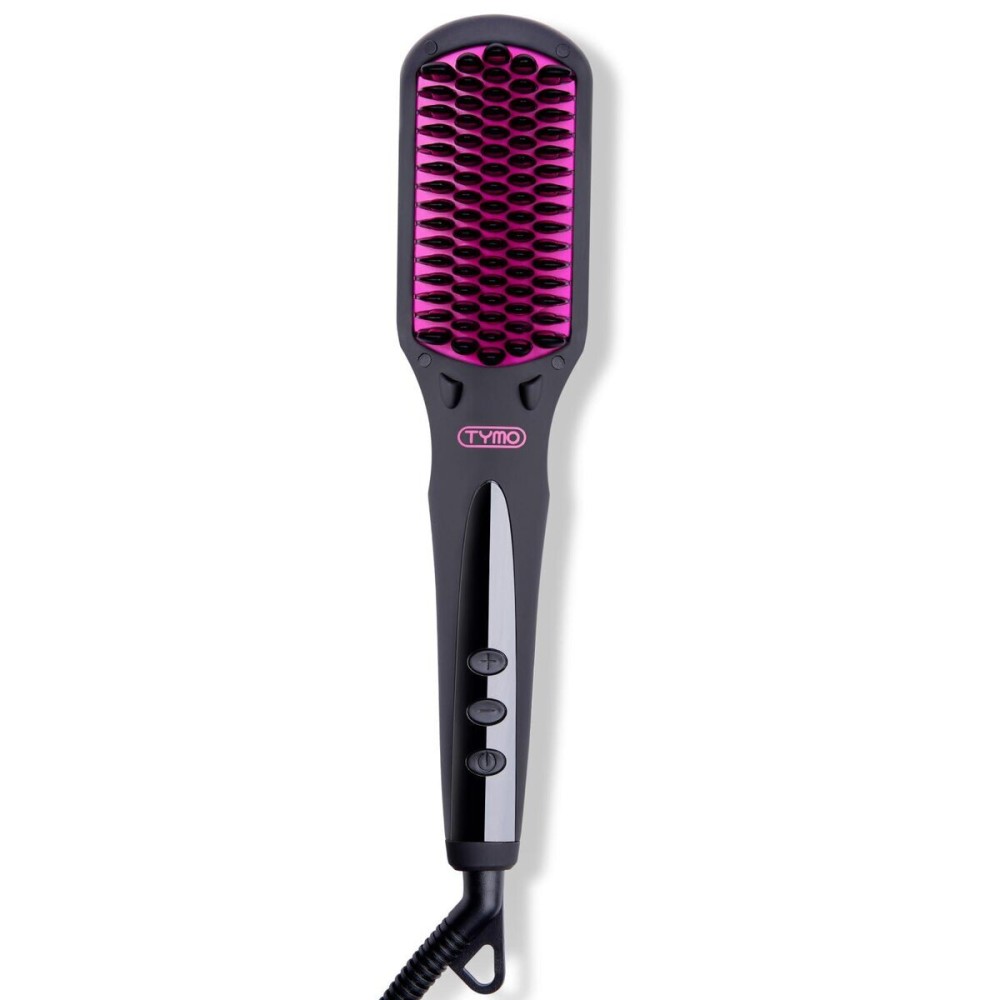 TYMO Ionic Hair Straightener Brush - One-Step Hair Straightener for Women, Straightening Brush with Negative Ions, 16 Temp Settings, LCD Display, Dual Voltage, Hot Comb Flat Iron for Frizz-Free Styles TYMO Ionic Hair Straightener Brush - One-Step Hair Straightener for Women, Straightening Brush with Negative Ions, 16 Temp Settings, LCD Display, Dual Voltage, Hot Comb Flat Iron for Frizz-Free Styles