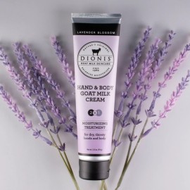 Dionis Goat Milk Skincare 3.3 oz Lavender Blossom Hand & Body Cream - Travel Size Hand Lotion For Hydrating & Moisturizing Dry Skin - Cruelty Free Cream Made In The USA - Paraben Free Formula Dionis Goat Milk Skincare 3.3 oz Lavender Blossom Hand & Body Cream - Travel Size Hand Lotion For Hydrating & Moisturizing Dry Skin - Cruelty Free Cream Made In The USA - Paraben Free Formula