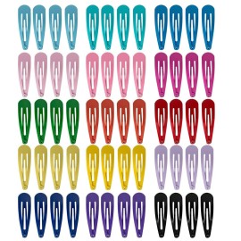 BetyBedy 60 Pcs Hair Barrettes, Non-Slip Hair Clips, 2 Inch Metal Hairpins Accessories for Toddlers, Girls, Kids, Teens, Women (15 Assorted Colors) BetyBedy 60 Pcs Hair Barrettes, Non-Slip Hair Clips, 2 Inch Metal Hairpins Accessories for Toddlers, Girls, Kids, Teens, Women (15 Assorted Colors)