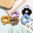SUSULU Pack of 16pcs Cotton Hair Scrunchies Single Jersey Solid Color Ponytail Holders Elastic Hair Ties for Women Accessories