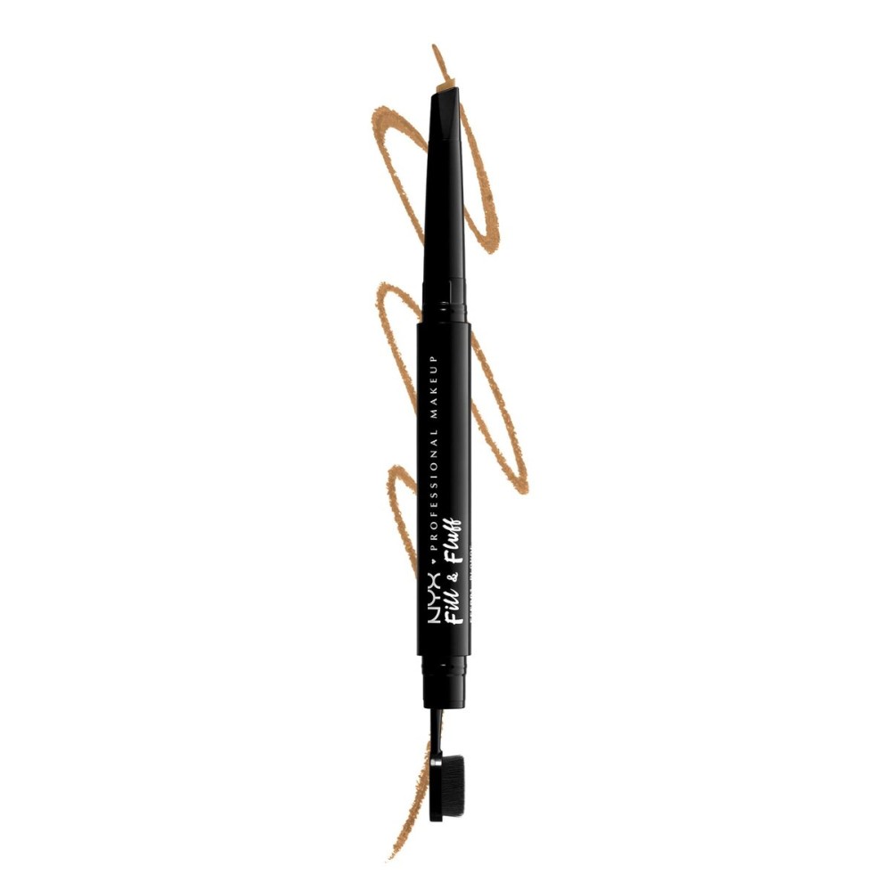 NYX PROFESSIONAL MAKEUP Fill & Fluff Eyebrow Pomade Pencil, Blonde NYX PROFESSIONAL MAKEUP Fill & Fluff Eyebrow Pomade Pencil, Blonde